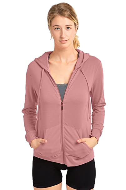 Women's Summer Cotton Zip Hoodie