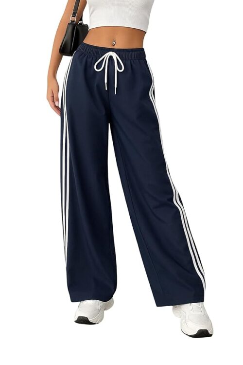 Women's Wide Leg Track Pants
