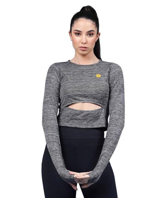 You said: Women's Solid Slim Fit Active Wear Top